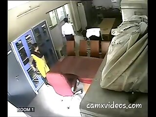 A indian bus teacher penetrating a fellow teacher.