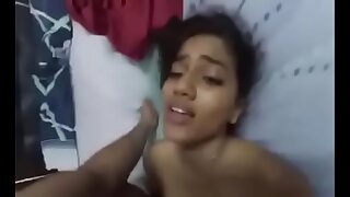 Desi girl blowing long cock getting fucked moaning loud